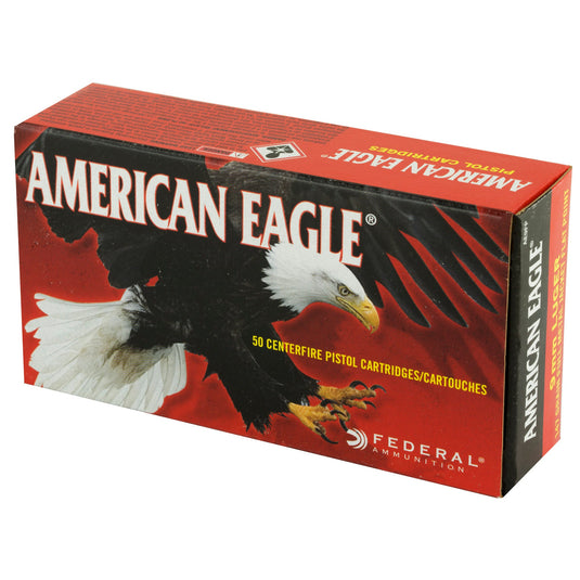 FED AM EAGLE 9MM 147GR FMJ 50/1000 - FEAE9FPBX - Marksmans Corner