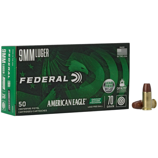 FED AM EAGLE 9MM 70GR LFB 50/500 - FEAE9LF1 - Marksmans Corner