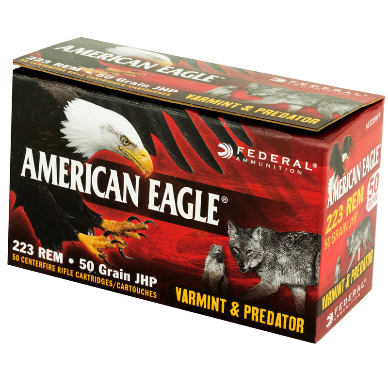 Load image into Gallery viewer, FED AM EAGLE V&amp;P 223REM 50GR 50/250 - FEAE22350VP - Marksmans Corner
