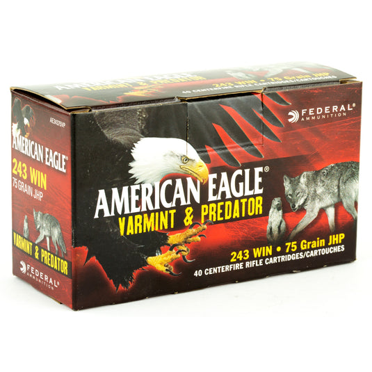 FED AM EAGLE V&P 243WIN 75GR 40/200 - FEAE24375VP - Marksmans Corner