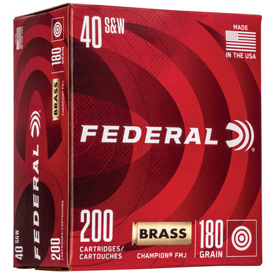 FED CHAMP 40S&W 180GR FMJ 200/1000 - FEWM52232 - Marksmans Corner