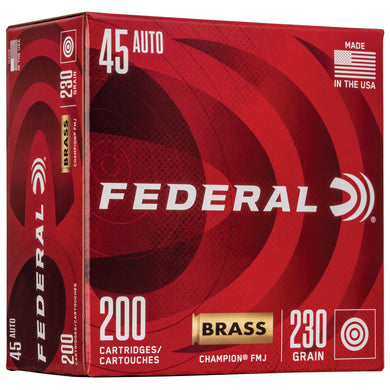 FED CHAMP 45ACP 230GR FMJ 200CT - FEWM52332 - Marksmans Corner