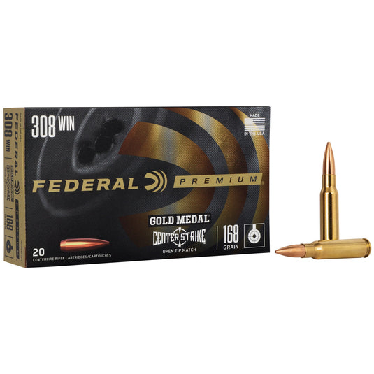 FED GOLD MDL 308WIN 168GR OTM 20/200 - FEGM308OTM1 - Marksmans Corner