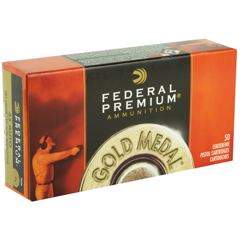 Load image into Gallery viewer, FED GOLD MDL 45ACP 185 FM/SW 50/1000 - FEGM45B - Marksmans Corner
