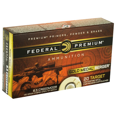 FED GOLD MDL 6.5CREED 130GR BERG 20 - FEGM65CRDBH130 - Marksmans Corner