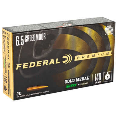 FED GOLD MDL 6.5CREED 140GR SMK 20 - FEGM65CRD1 - Marksmans Corner