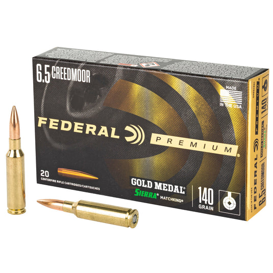 FED GOLD MDL 6.5CREED 140GR SMK 20 - FEGM65CRD1 - Marksmans Corner