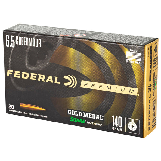 FED GOLD MDL 6.5CREED 140GR SMK 20 - FEGM65CRD1 - Marksmans Corner