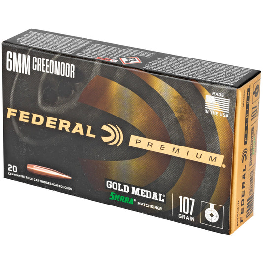 FED GOLD MDL 6MMCRD 107GR SMK 20/200 - FEGM6CRDM1 - Marksmans Corner