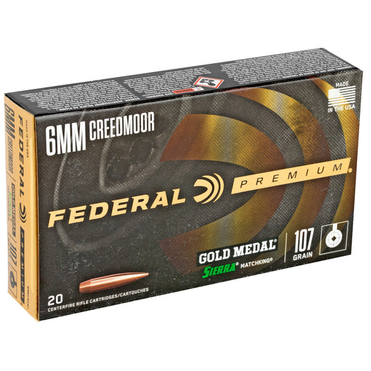 FED GOLD MDL 6MMCRD 107GR SMK 20/200 - FEGM6CRDM1 - Marksmans Corner