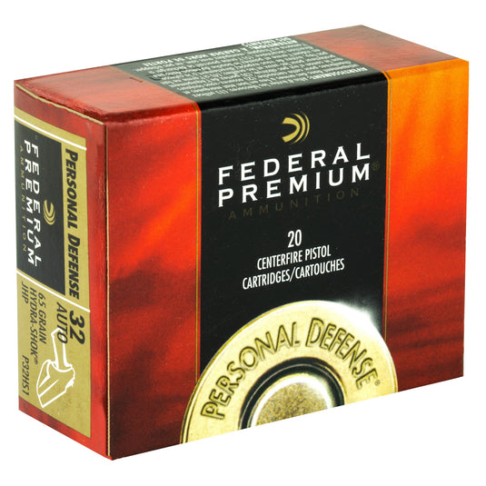 FED HYDRA-SHOK 32ACP 65GR JHP 20/500 - FE32HS1 - Marksmans Corner