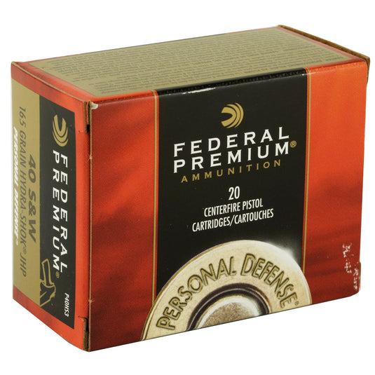 FED HYDRA-SHOK 40S&W 165GR 20/500 - FE40HS3 - Marksmans Corner