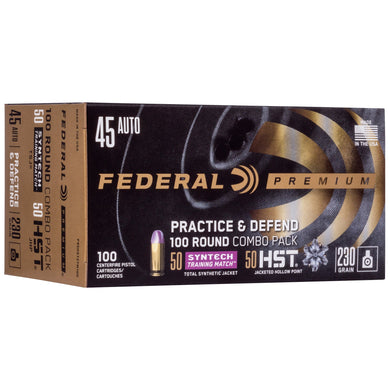 FED PRCTC & DFND 45ACP HST/SYN 230GR - FEP45HST2TM100 - Marksmans Corner