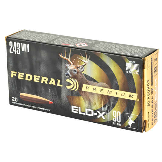 FED PRM 243WIN 90GR ELD-X 20/200 - FEP243ELDX1 - Marksmans Corner