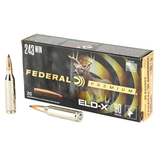 FED PRM 243WIN 90GR ELD-X 20/200 - FEP243ELDX1 - Marksmans Corner