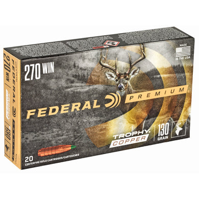 FED PRM 270WIN 130GR TRPHY COPPER 20 - FEP270TC1 - Marksmans Corner