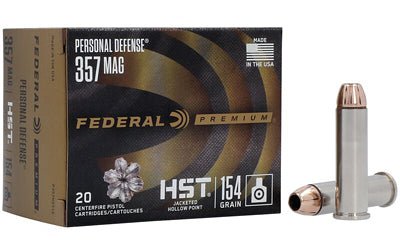 FED PRM 357MAG 154GR HST JHP 20/200 - FEP357HST1S - Marksmans Corner