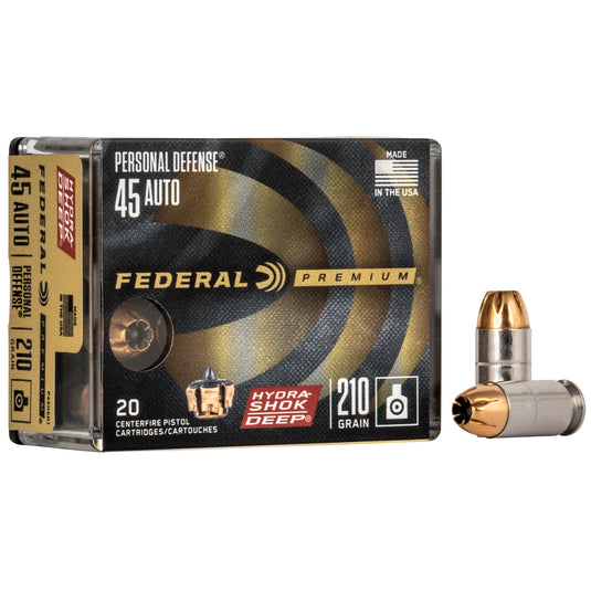 FED PRM HS DP 45ACP 210GR 20/200 - FEP45HSD1 - Marksmans Corner