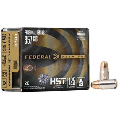 FED PRM HST 357SIG 125GR JHP 20/200 - FEP357SHST1S - Marksmans Corner