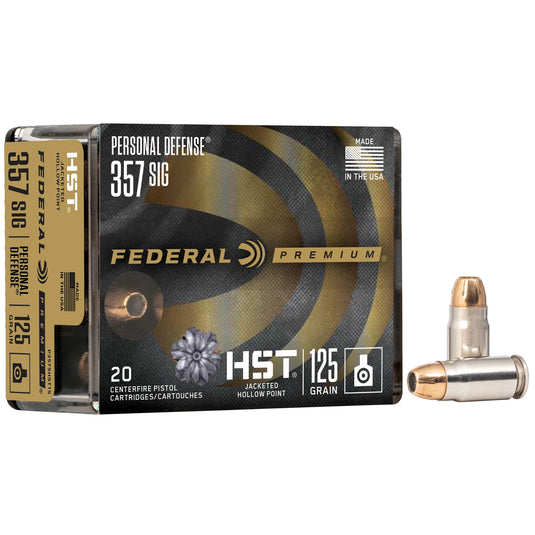 FED PRM HST 357SIG 125GR JHP 20/200 - FEP357SHST1S - Marksmans Corner