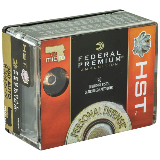 FED PRM HST 380ACP 99GR JHP 20/200 - FEP380HST1S - Marksmans Corner