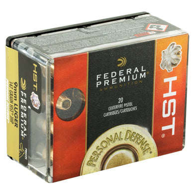 FED PRM HST 9MM 147GR JHP 20/200 - FEP9HST2S - Marksmans Corner