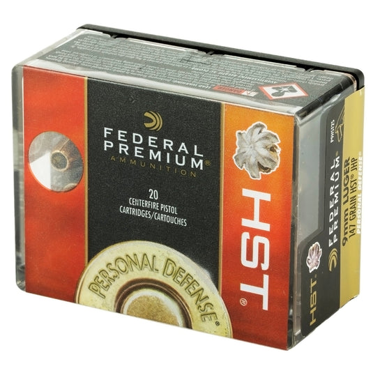 FED PRM HST 9MM 147GR JHP 20/200 - FEP9HST2S - Marksmans Corner