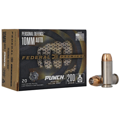 FED PRM PUNCH 10MM 200GR JHP 20/200 - FEPD10P1 - Marksmans Corner