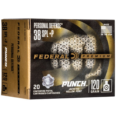 FED PUNCH 38 SPL 120GR JHP 20/200 - FEPD38P1 - Marksmans Corner