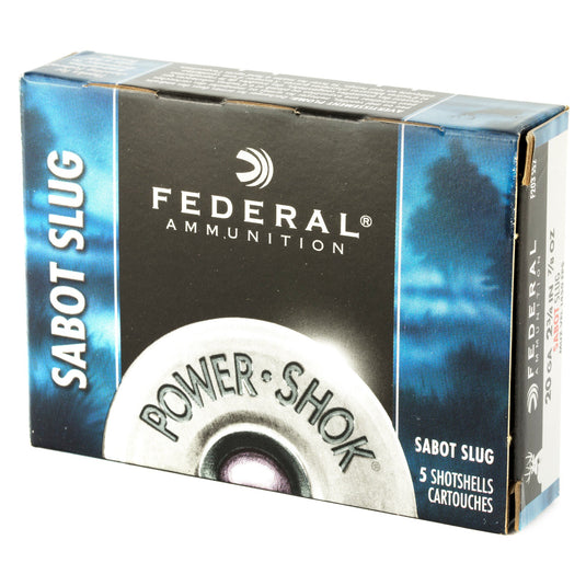 FED PWRSHK 20GA 2.75 7/8OZ SLG 5/250 - FEF203SS2 - Marksmans Corner