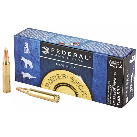 FED PWRSHK 223REM 64 GR SP 20/200 - FE223L - Marksmans Corner