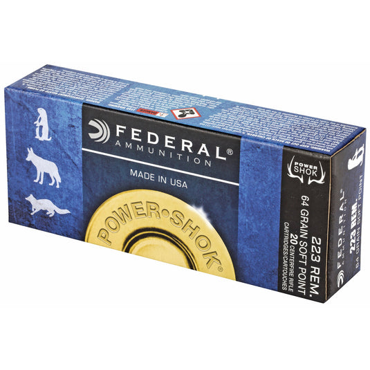 FED PWRSHK 223REM 64 GR SP 20/200 - FE223L - Marksmans Corner