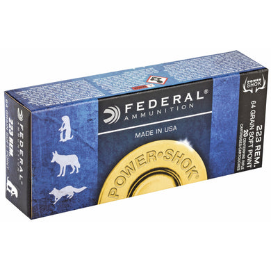 FED PWRSHK 223REM 64 GR SP 20/200 - FE223L - Marksmans Corner