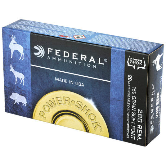 FED PWRSHK 280REM 150GR SP 20/200 - FE280B - Marksmans Corner