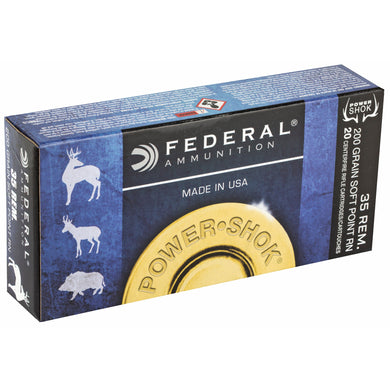 FED PWRSHK 35REM 200GR SP 20/200 - FE35A - Marksmans Corner