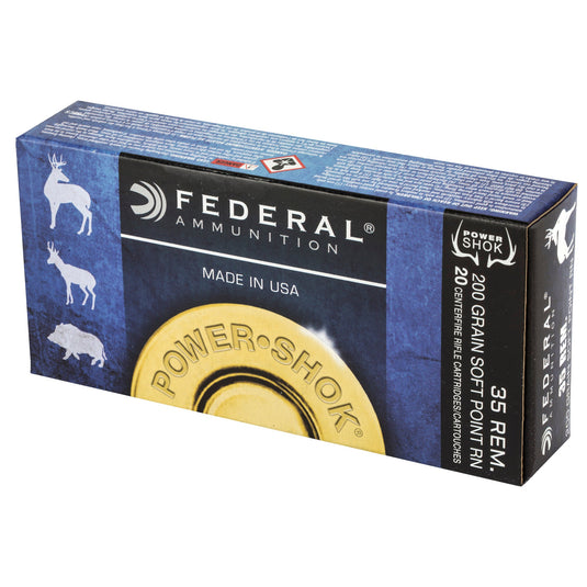 FED PWRSHK 35REM 200GR SP 20/200 - FE35A - Marksmans Corner