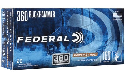 FED PWRSHK 360 BCKHMMR 180GR 20/200 - FE360BHAS - Marksmans Corner