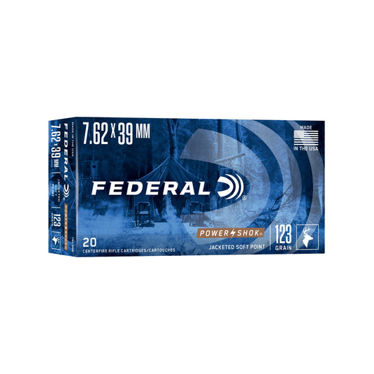 FED PWRSHK 762X39 123GR SP 20/200 - FE76239B - Marksmans Corner