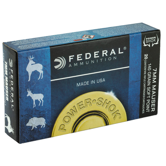 FED PWRSHK 7MMMAU 140GR SP 20/200 - FE7B - Marksmans Corner