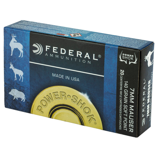 FED PWRSHK 7MMMAU 140GR SP 20/200 - FE7B - Marksmans Corner