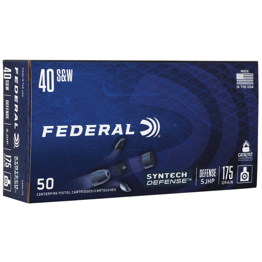 FED SYN DEF 40 S&W 175GR SJHP 50/500 - FES40SJT2 - Marksmans Corner