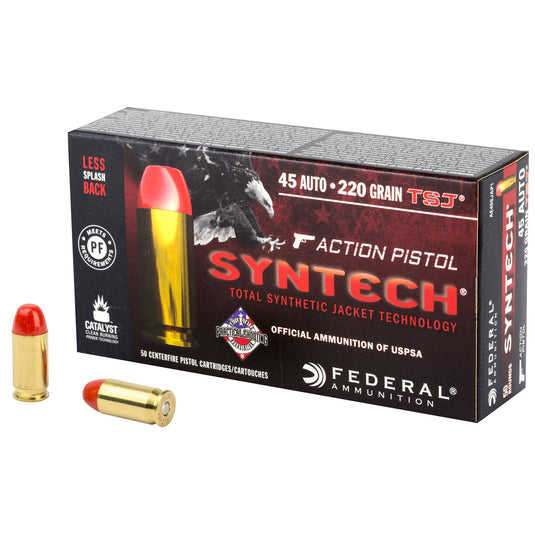 FED SYNTECH 45ACP 220GR TSJ 50/500 - FEAE45SJAP1 - Marksmans Corner