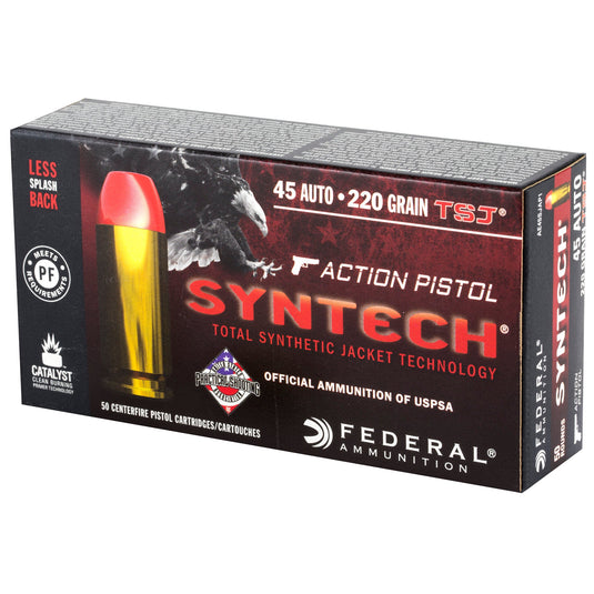 FED SYNTECH 45ACP 220GR TSJ 50/500 - FEAE45SJAP1 - Marksmans Corner