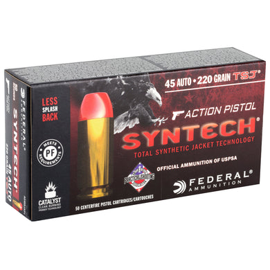 FED SYNTECH 45ACP 220GR TSJ 50/500 - FEAE45SJAP1 - Marksmans Corner