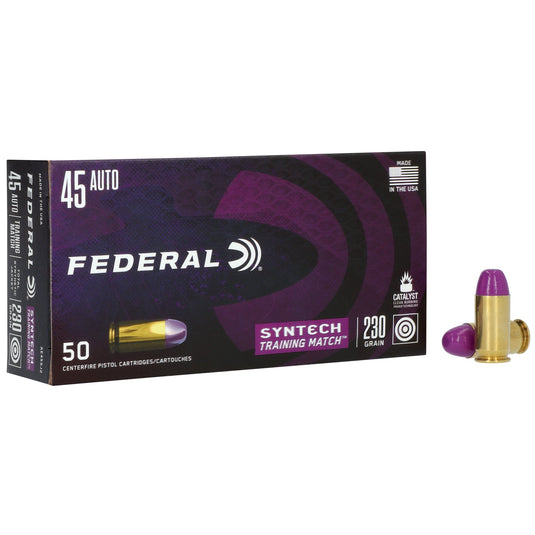 FED SYNTECH 45ACP 230GR TSJ 50/500 - FEAE45SJ2 - Marksmans Corner