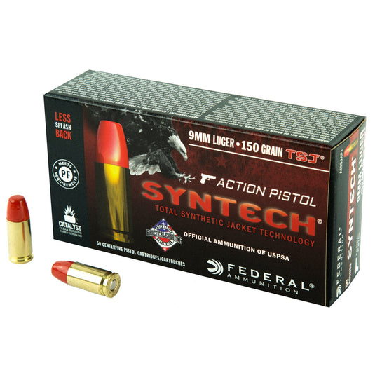 FED SYNTECH 9MM 150GR TSJ 50/500 - FEAE9SJAP1 - Marksmans Corner