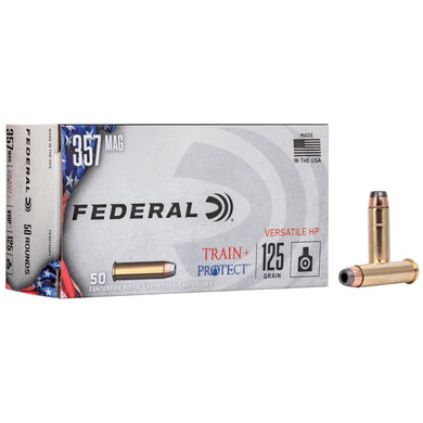 FED TRAIN/PROTCT 357MAG 125GR VHP 50 - FETP357VHP1 - Marksmans Corner