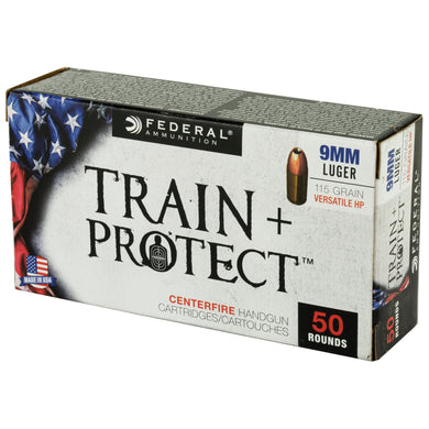 FED TRAIN/PROTCT 9MM 115GR VHP 50 - FETP9VHP1 - Marksmans Corner