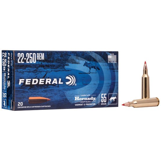 FED V&P 22-250REM 55GR V-MAX 20/200 - FEV22250VM2 - Marksmans Corner