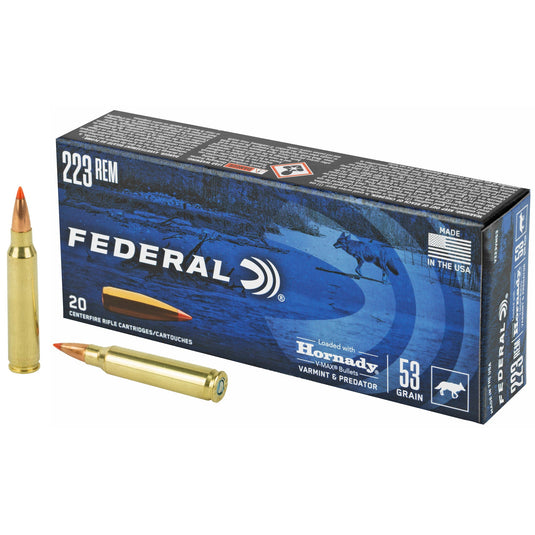 FED V&P 223REM 53GR HRNDY V-MAX 20/2 - FEV223VM53 - Marksmans Corner